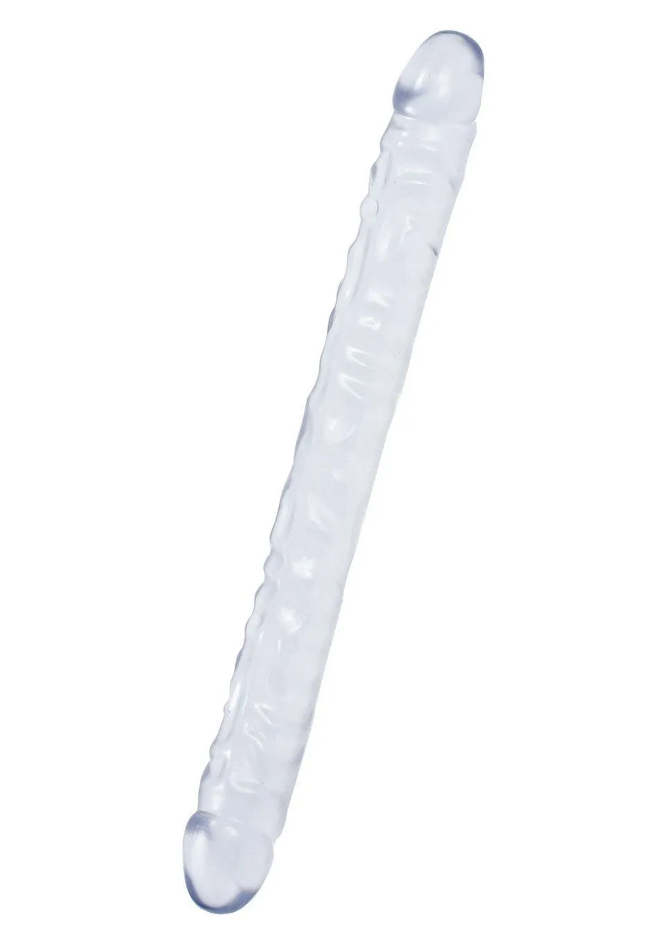 фаллоимитатор двойной doc johnson crystal jellies 18 double dong, прозрачный в России