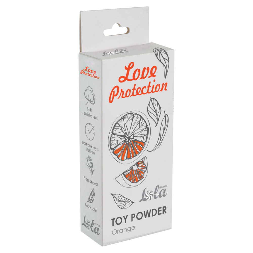пудра для игрушек ароматизированная love protection orange 15g 1829-00lola в России