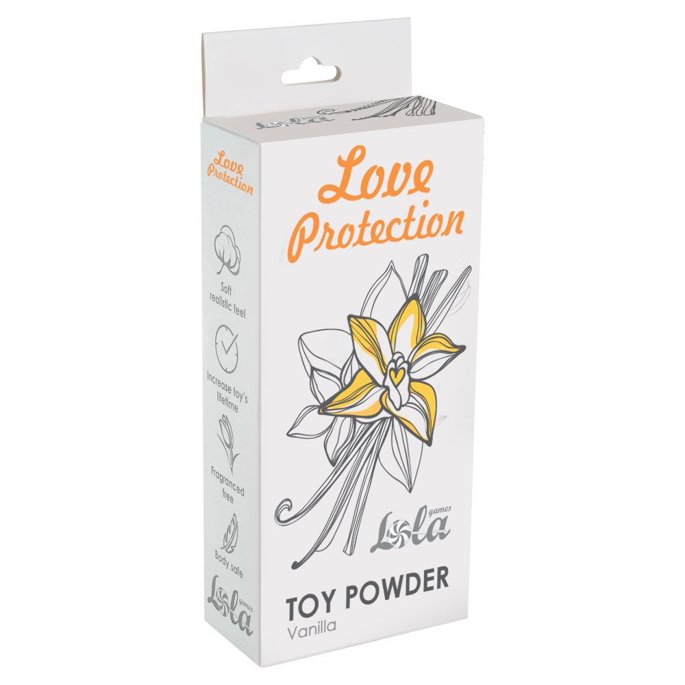 пудра для игрушек ароматизированная love protection ваниль 30гр 1824-01lola в России