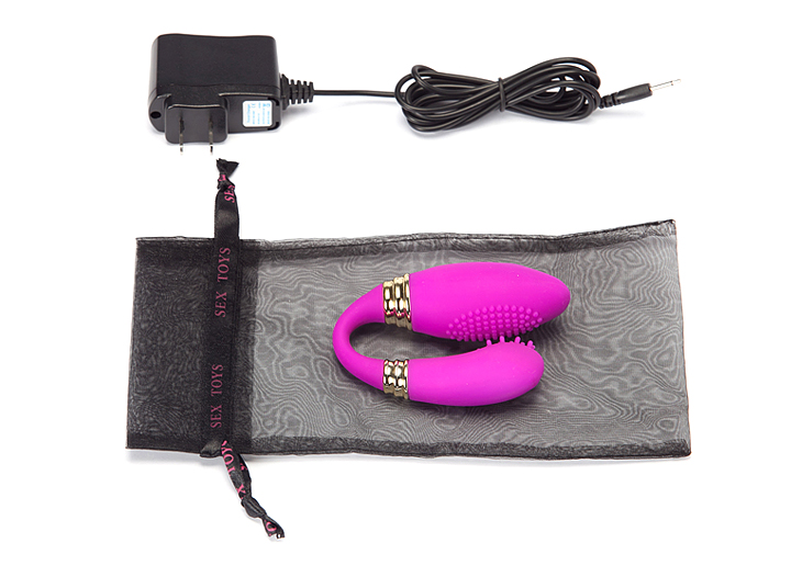 вибратор для двоих  pretty love purple bi-014125 в России