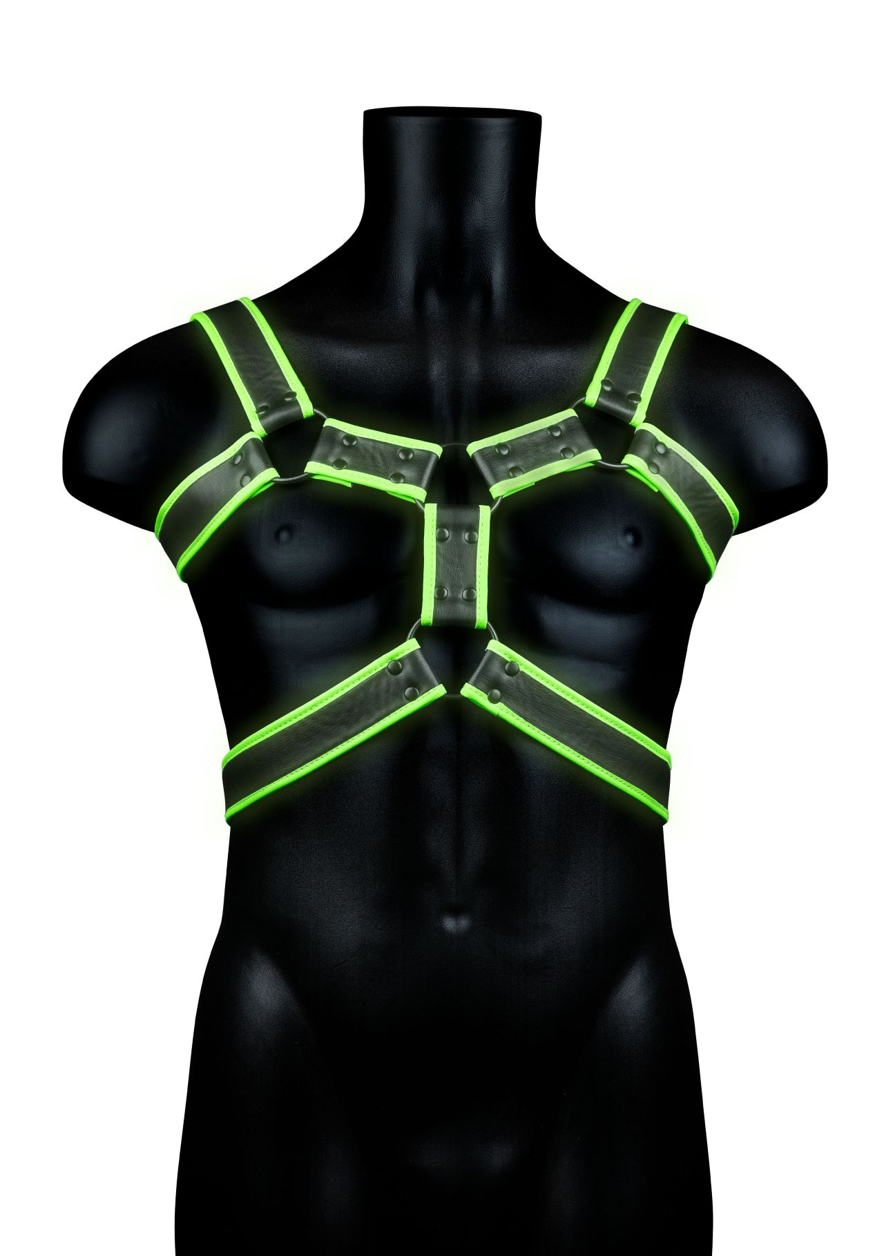 портупея body harness - glow in the dark (s/m) в России
