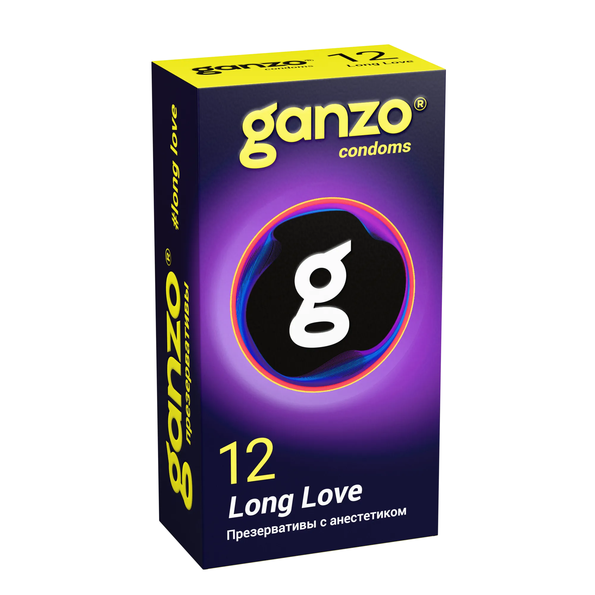 Презервативы презервативы ganzo long love №12 с бензокаином для продления удовольствия в России