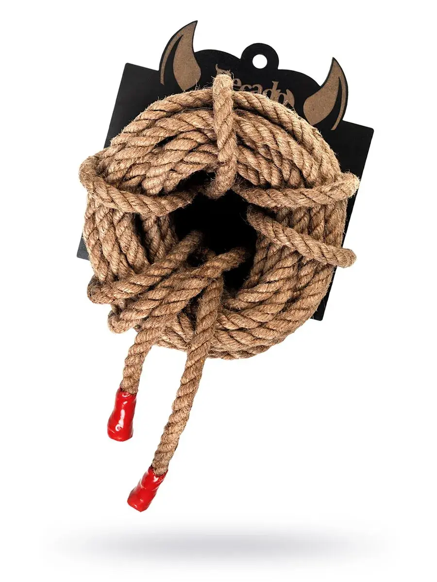 Веревка профи-джут Pecado BDSM, Шибари, диаметр 8 мм, длина 10 м