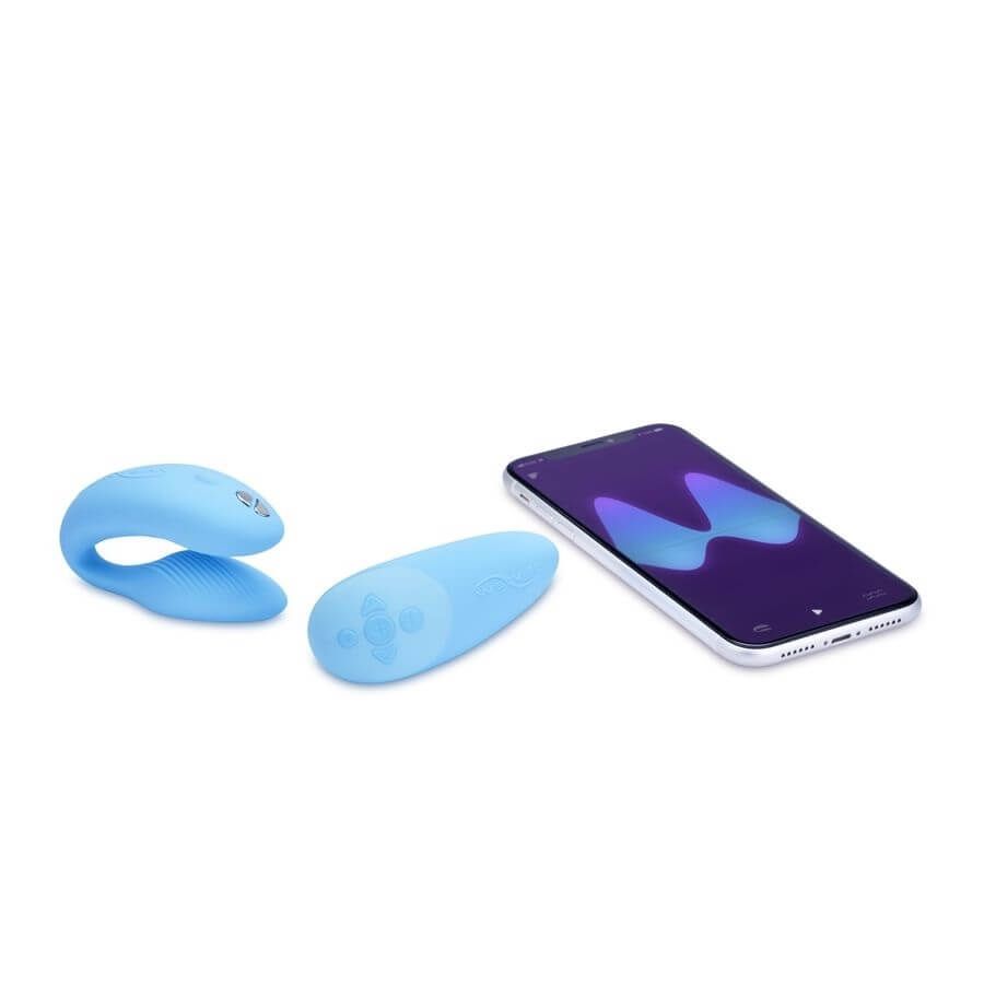 вибромассажер chorus we-vibe голубой, с пультом в России