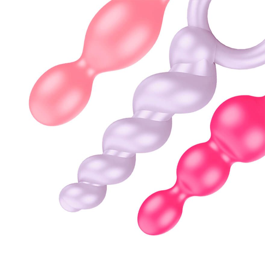 набор из трёх стимуляторов satisfyer booty call в России