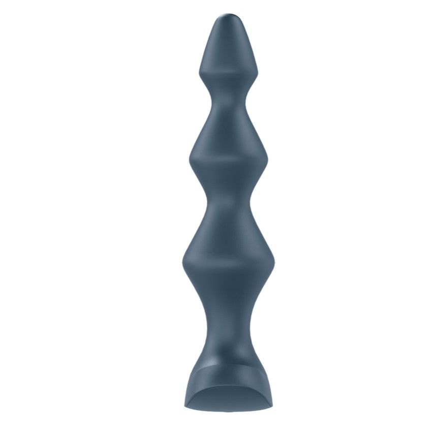 пробка анальная с вибрацией satisfyer lolli plug 1, серая в России