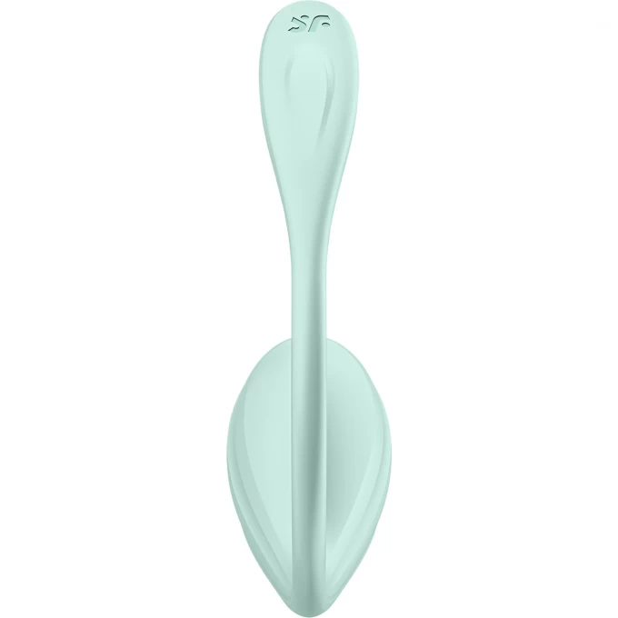виброяйцо satisfyer smooth petal connect app, мятное, 6,5 см в России