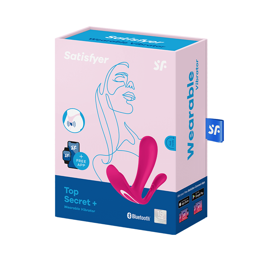 вибратор satisfyer top secret+ connect app pink 003429sa в России