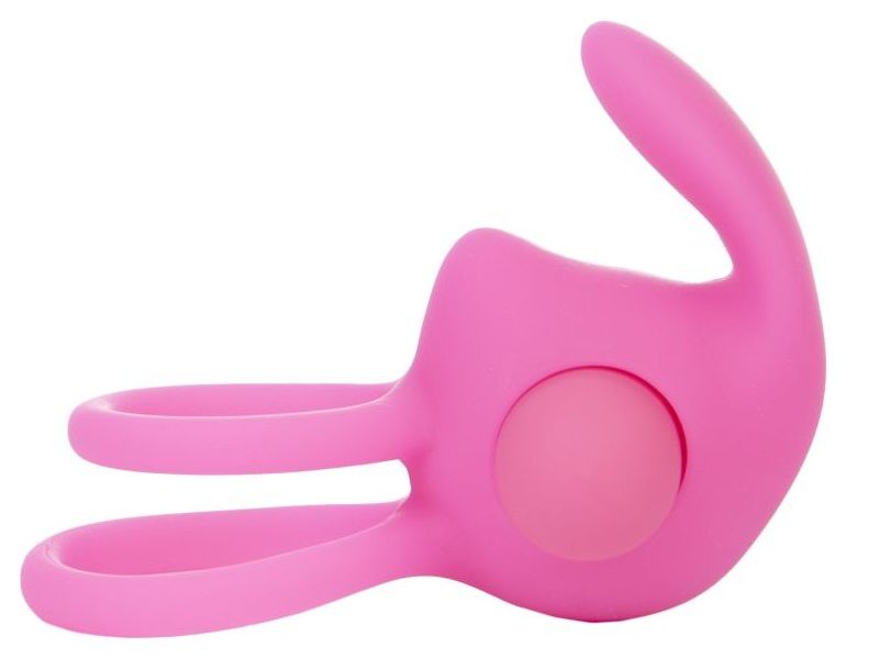 виброкольцо lovetoy power clit duo, розовое в России