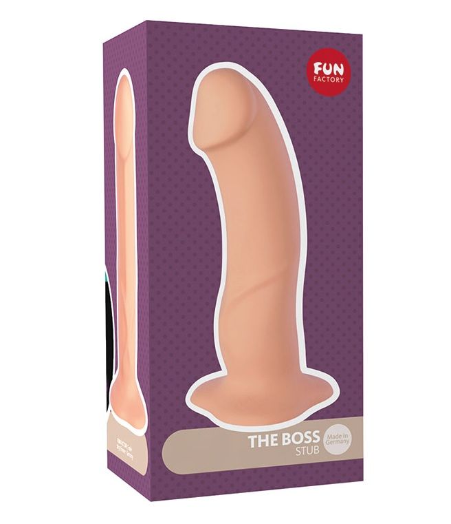 фаллоимитатор fun factory the boss stub, телесный в России