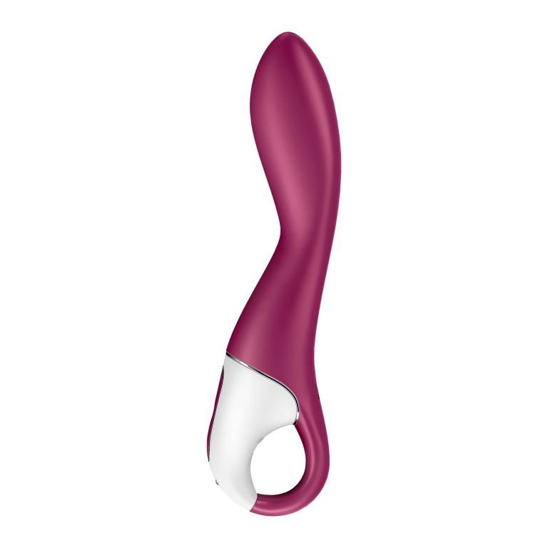 вибромасажер satisfyer heated thrill с подогревом и приложением, розовый в России