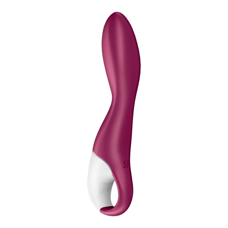 вибромасажер satisfyer heated thrill с подогревом и приложением, розовый в России