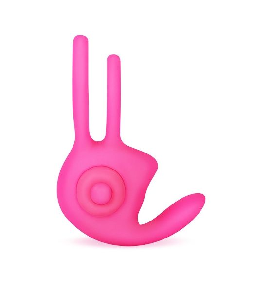 виброкольцо lovetoy power clit duo, розовое в России