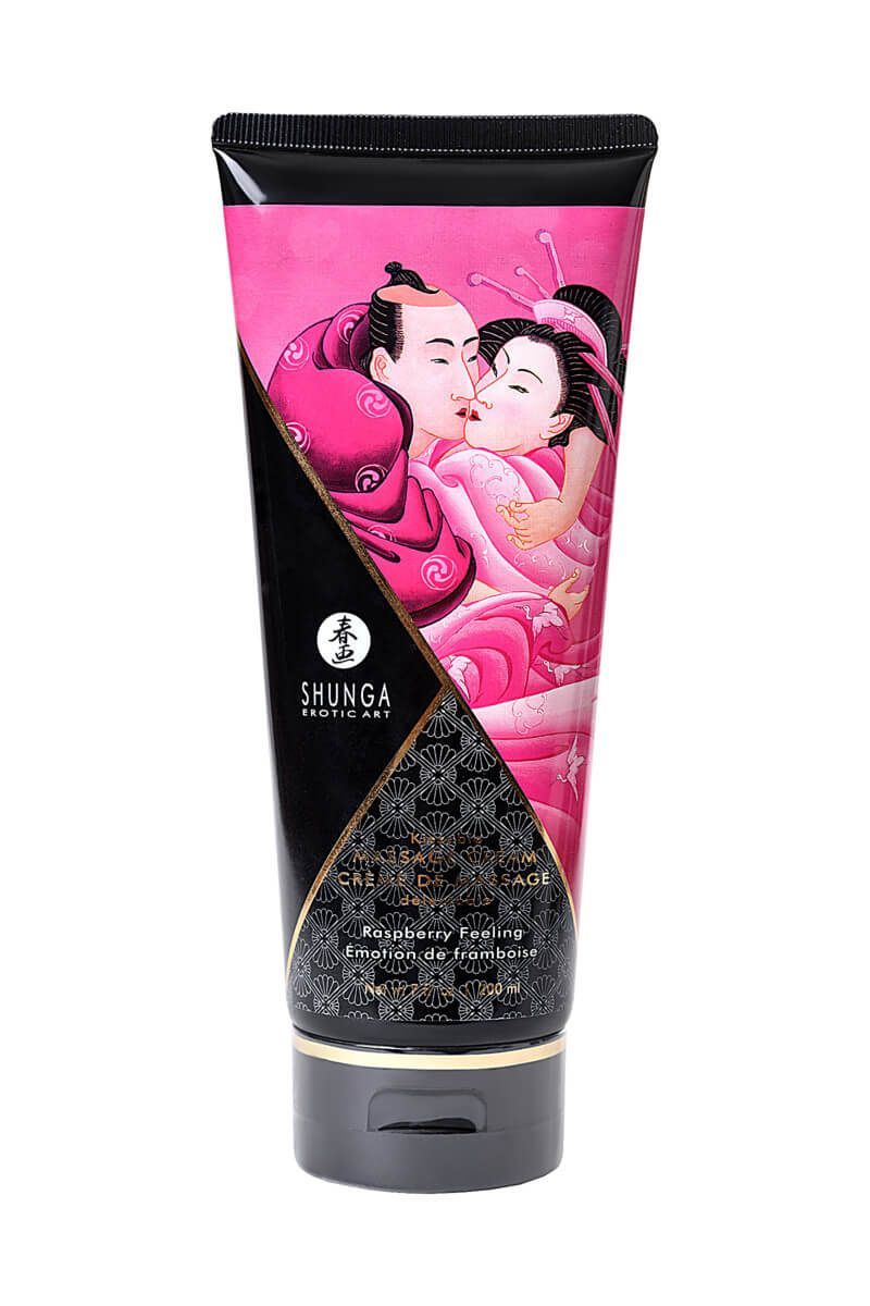 массажный крем shunga raspberry feeling, 200 мл в России