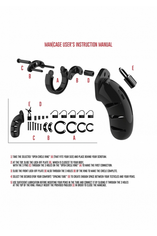 мужской пояс верности cock cage  model 05 chastity 5.5" в России