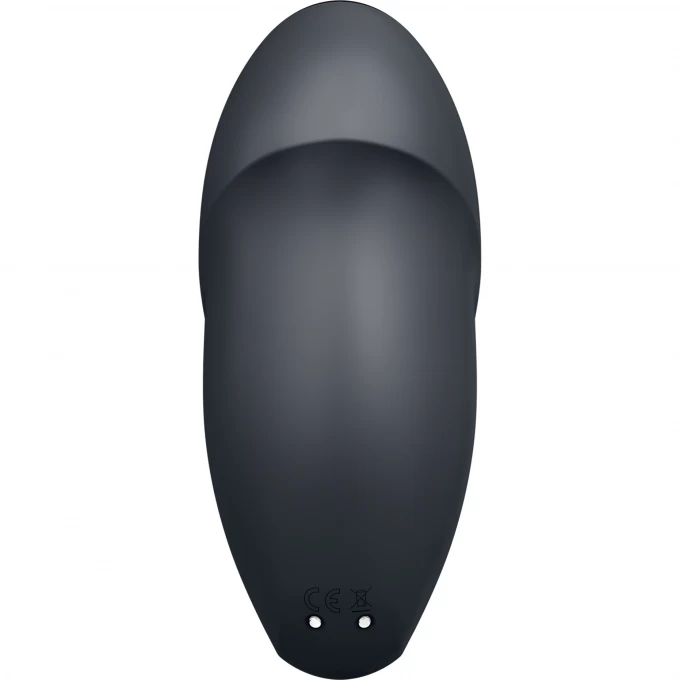 вибромассажер satisfyer tap & climax 1, силикон, серый, 11 см в России