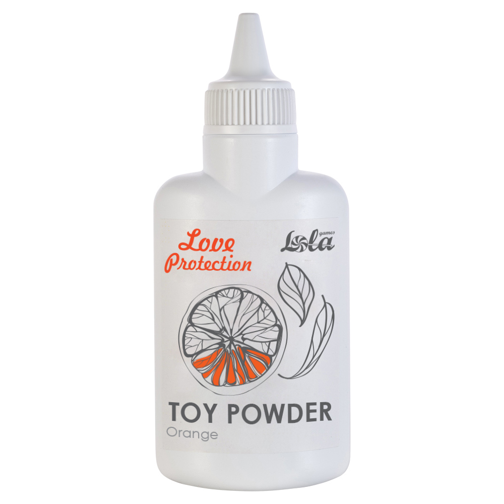 пудра для игрушек ароматизированная love protection orange 30g 1829-01lola в России