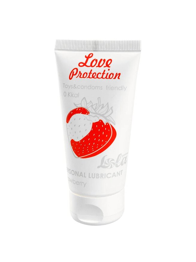 лубрикант на водной основе lola games love protection strawberry 50ml 1831-01lola в России