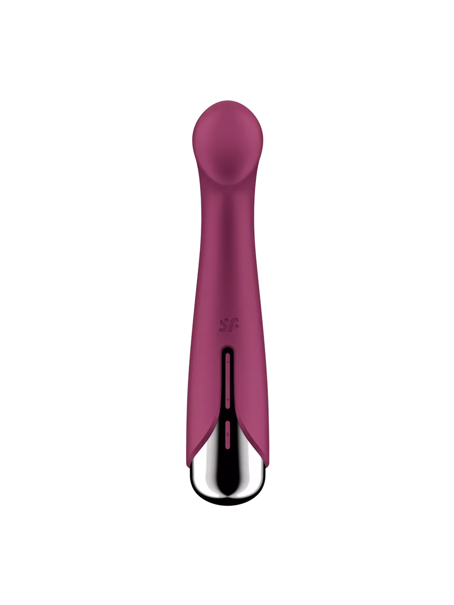вибратор для точки g  с ротацией satisfyer spinning g-spot 1, силикон, бордовый, 16,8 см в России