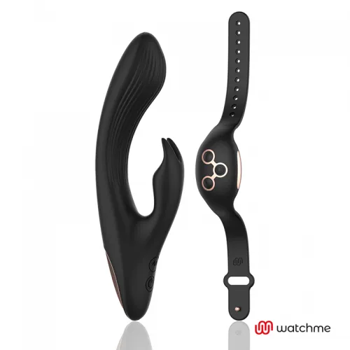 вибромассажёр на пульте д\у anne´s desire rabbit wireless technology watchme black/gold в России