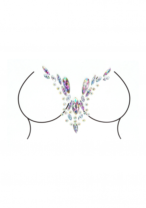 декоративная наклейка из акрила dazzling deep-v cleavage в России