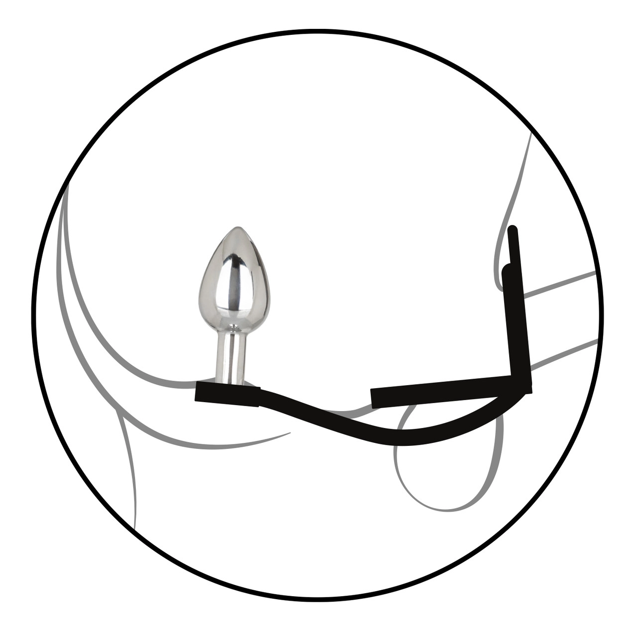 анальная пробка с эрекционным кольцом starfucker mini plug в России