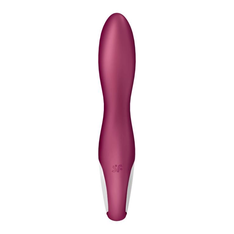 вибромасажер satisfyer heated thrill с подогревом и приложением, розовый в России