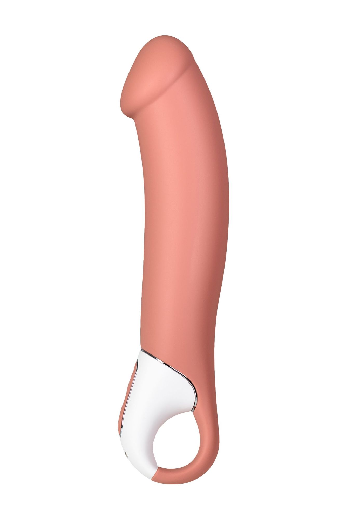 нереалистичный вибратор satisfyer vibes master, силикон, бежевый, 23,5 см. в России