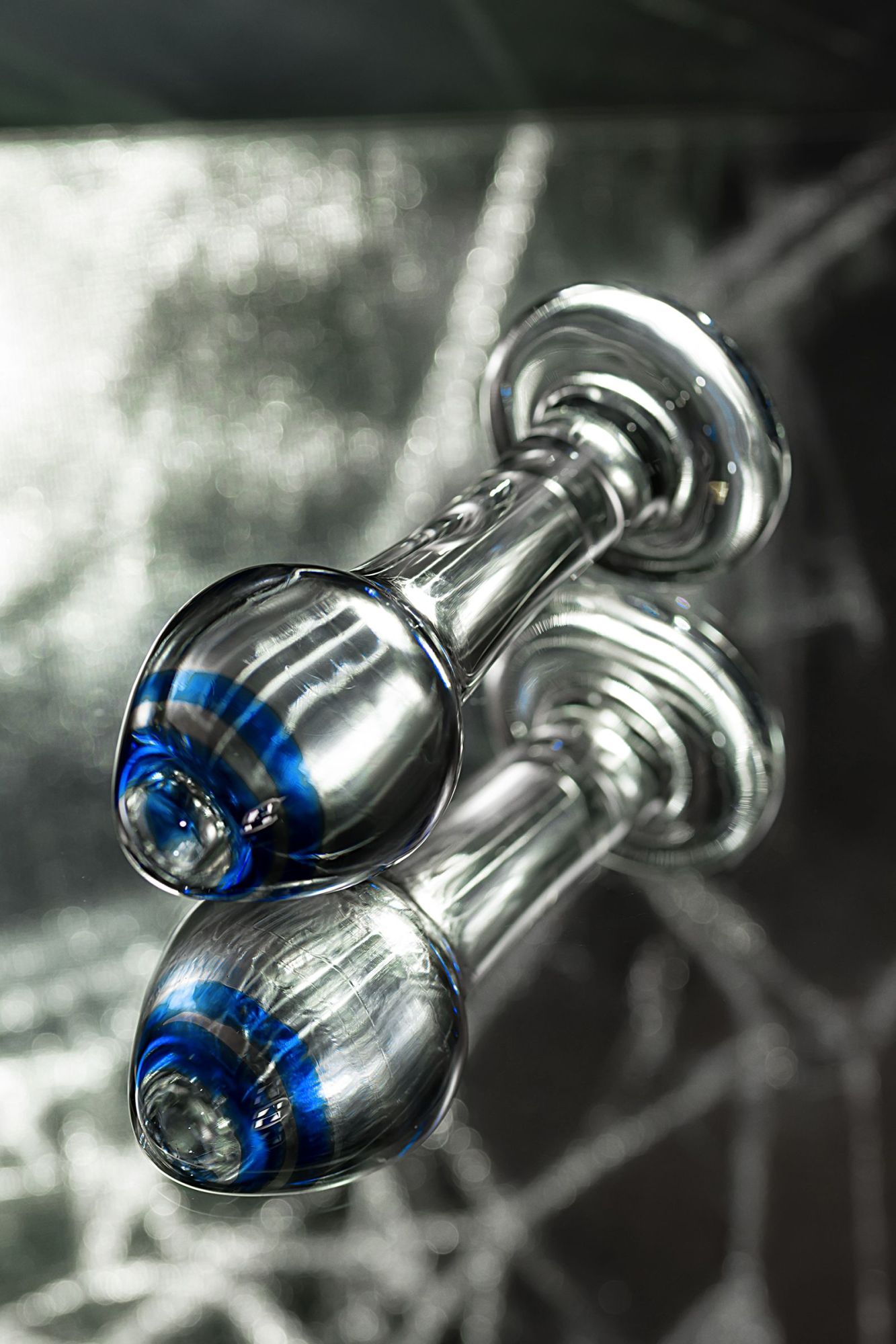 анальная втулка sexus glass, стекло, прозрачная, 11,5 см, ø 4 см в России
