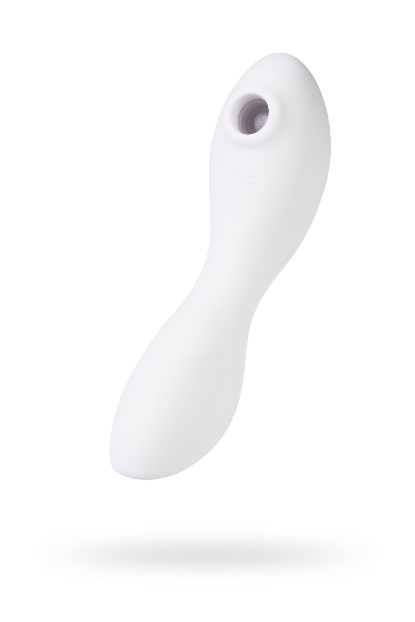 вакуумный стимулятор клитора satisfyer curvy trinity 5+, белый в России