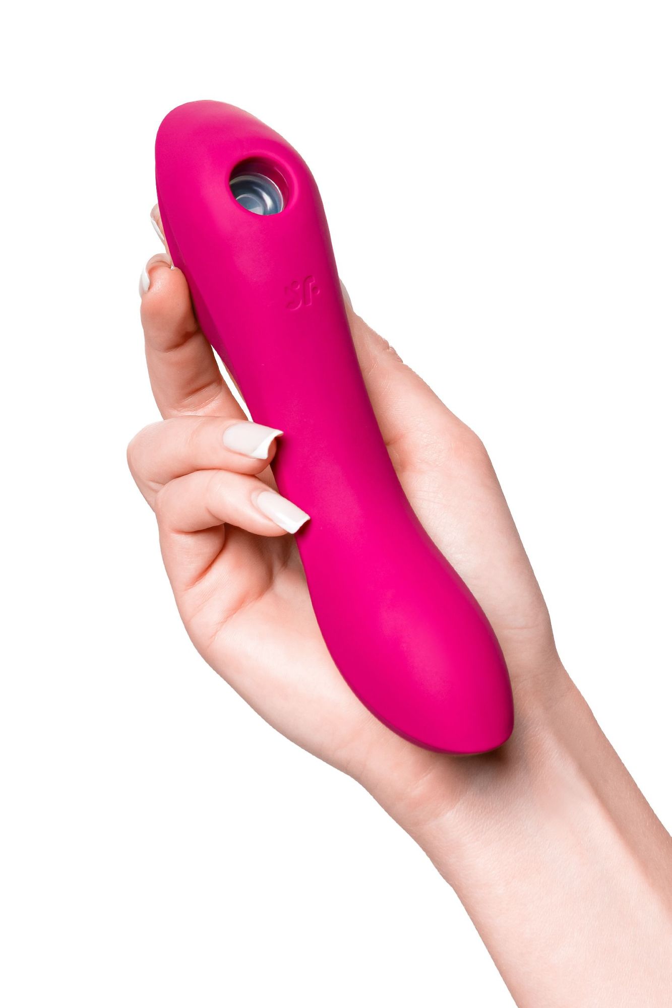 вакуум-волновой бесконтактный стимулятор клитора satisfyer curvy trinity 3, силикон, красный, 5,35см в России