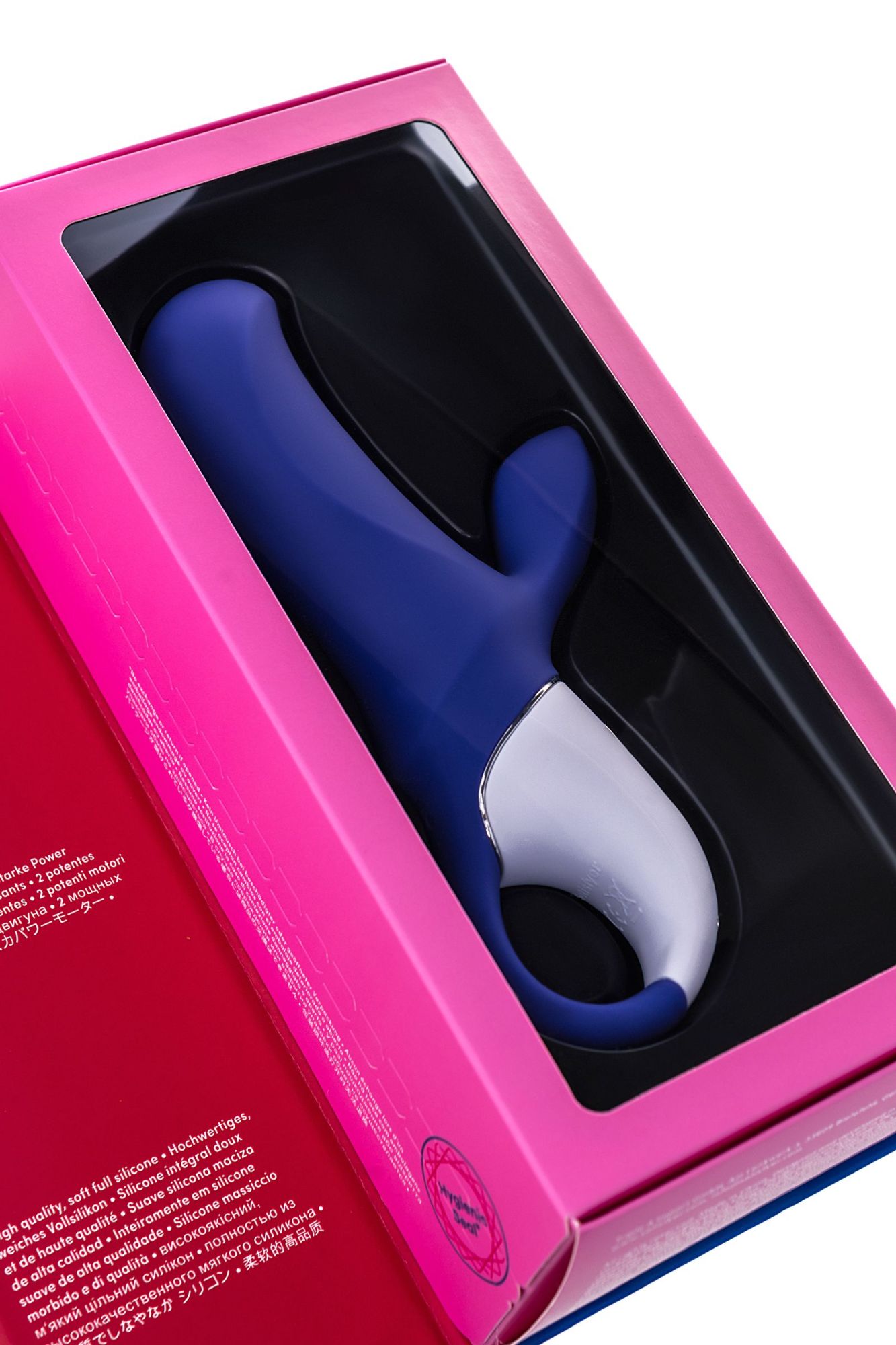 нереалистичный вибратор satisfyer vibes magic bunny, силикон, фиолетовый, 17,7 см. в России