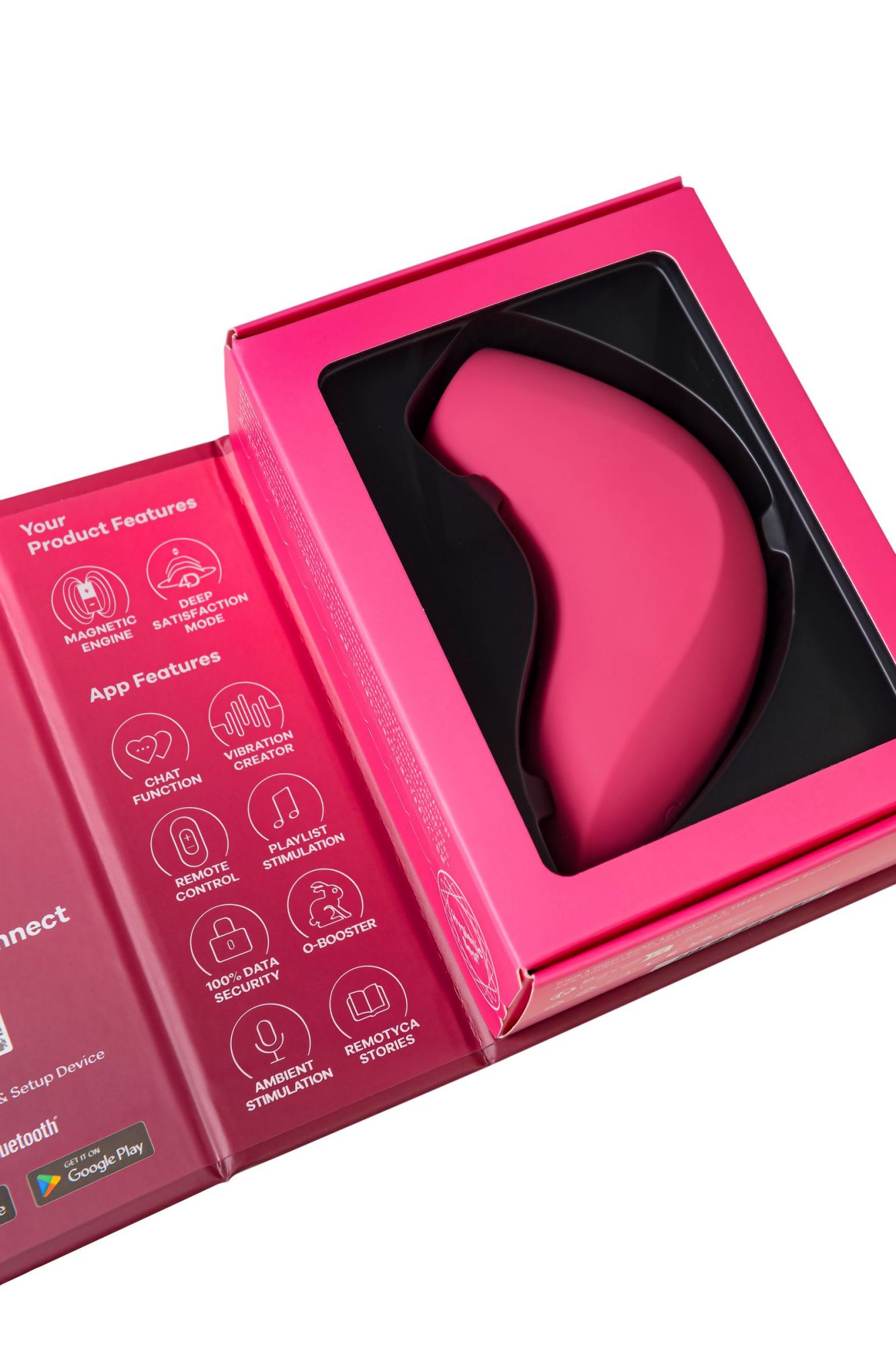 вакуум-волновой стимулятор клитора satisfyer magnetic deep pulse, силикон, розовый, 11,6 см в России