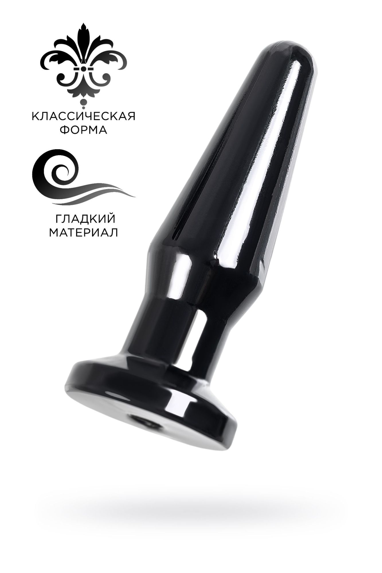 анальная втулка toyfa popo pleasure gemini β, tpe, черная, 12,4 см в России