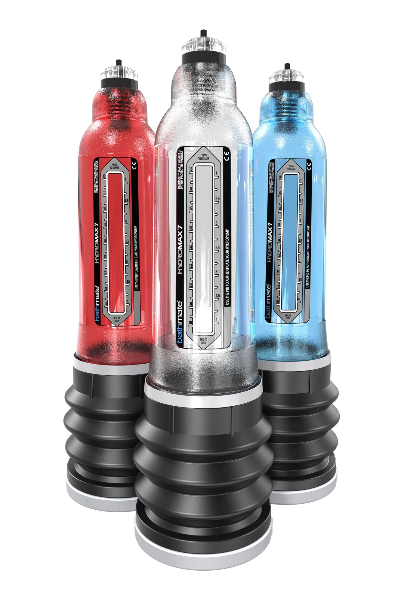 гидропомпа bathmate hydromax7, abs пластик, прозрачная, 30 см (аналог hydromax x30) в России