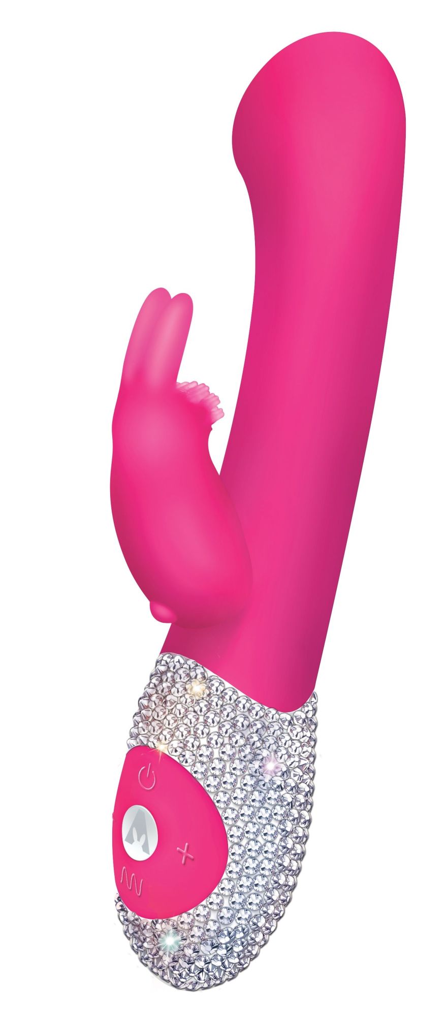вибратор the rabbit company the g-spot rabbit crystal, розовый в России
