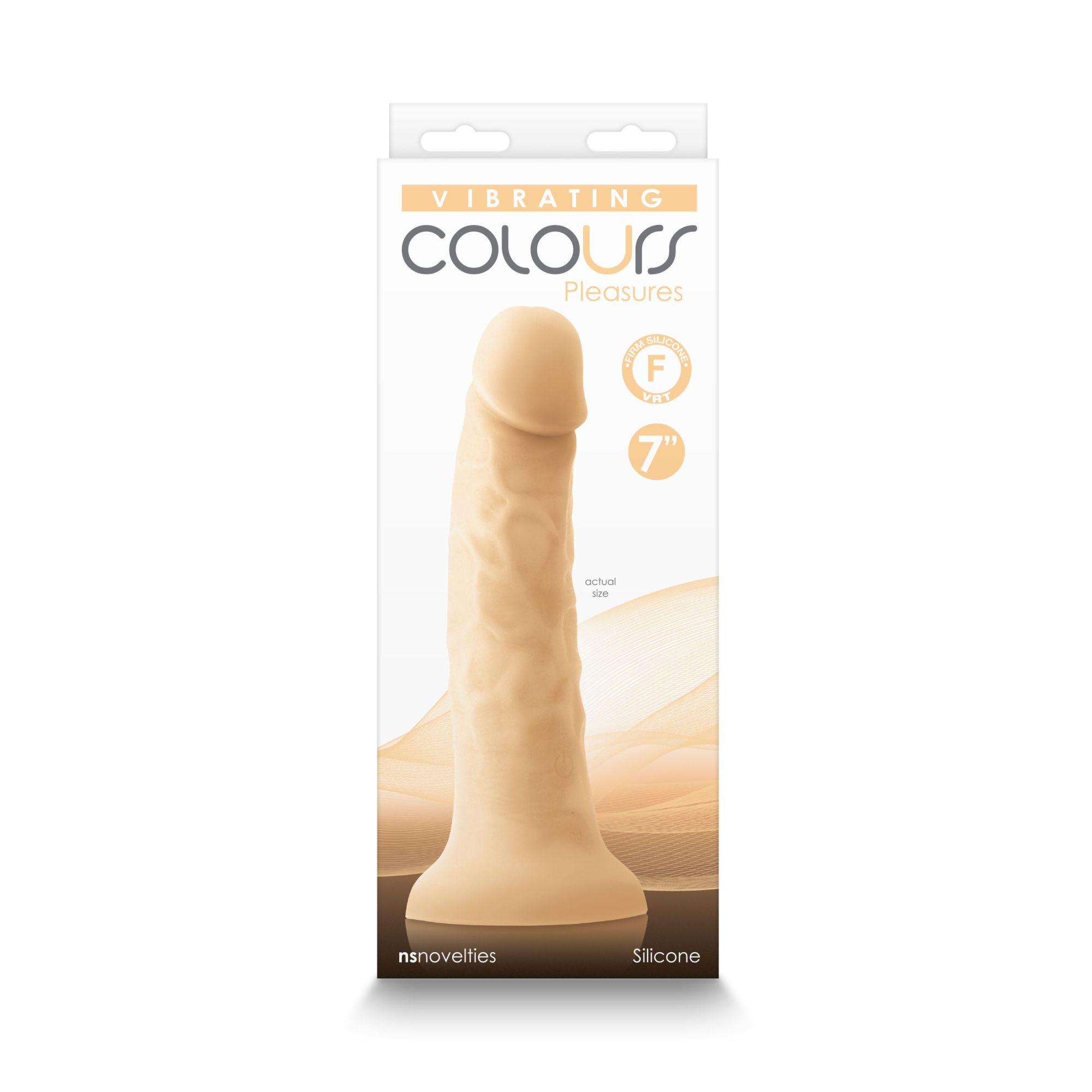фаллоимитатор с вибрацией colours pleasures smooth vibrating 7 в России