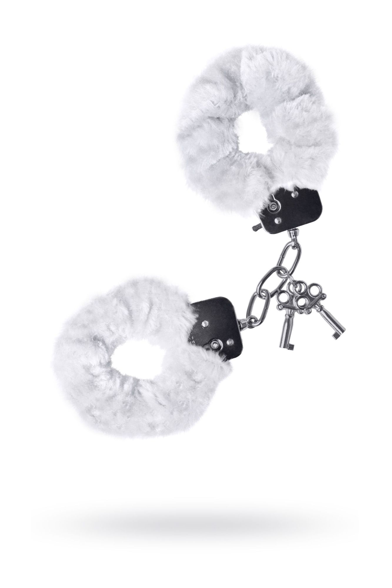 наручники toyfa theatre, меховые, белые, 28 см в России