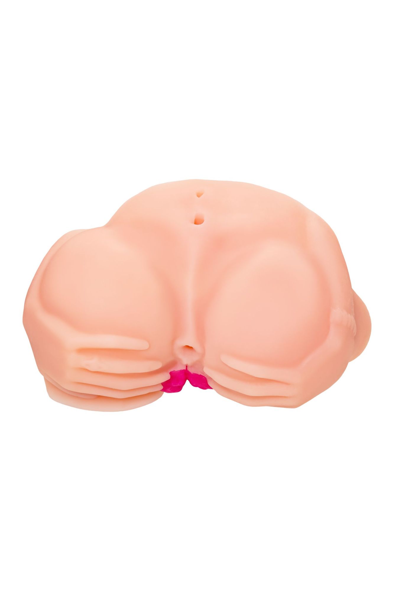 мастурбатор реалистичный toyfa juicy pussy nicole с вибрацией, вагина и анус, tpr, телесный, 19 см в России