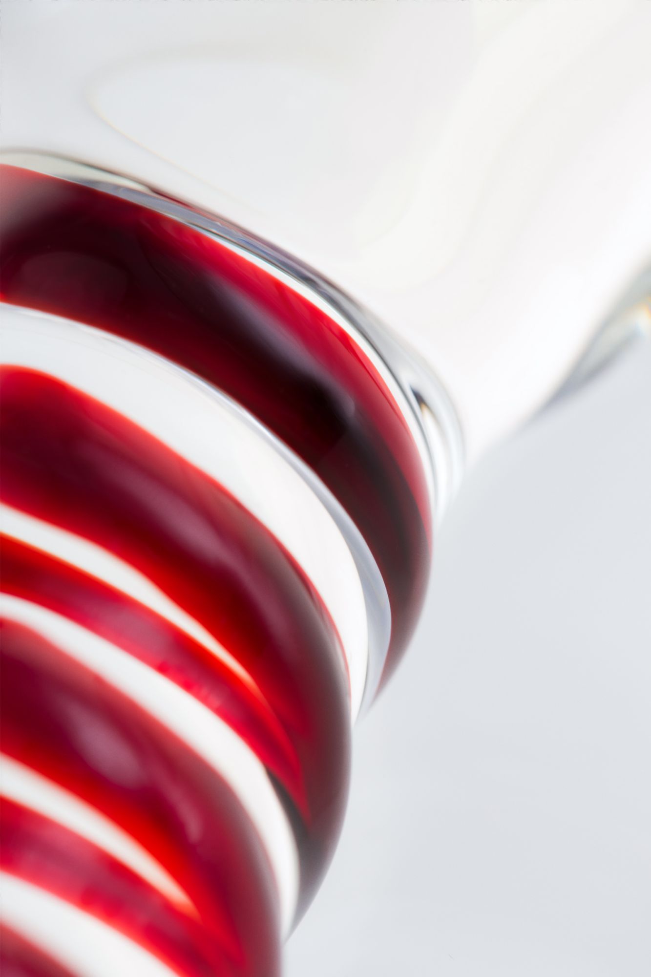 двусторонний фаллоимитатор sexus glass, стекло, прозрачный, 21 см в России