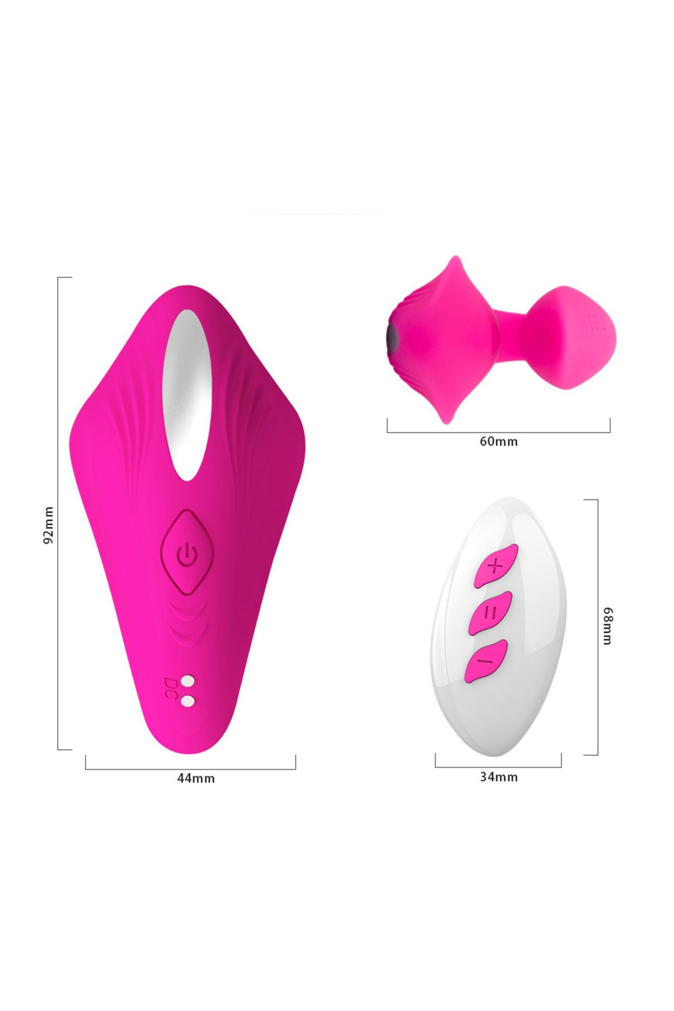 вибратор для пар a-toys cobrum, силикон, розовый в России