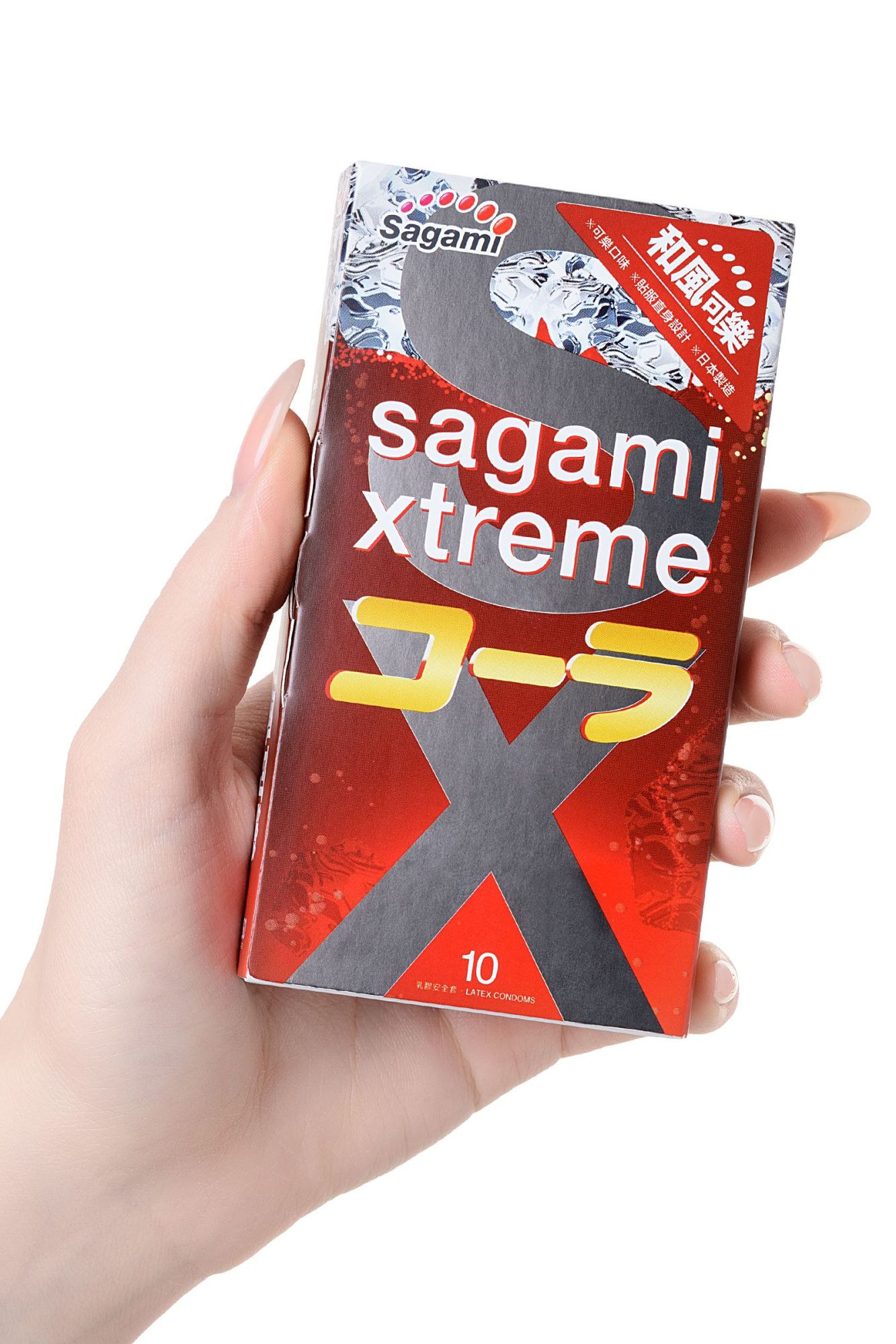 презервативы sagami, xtreme, cola, латекс, 19 см, 5,2 см, 10 шт. в России