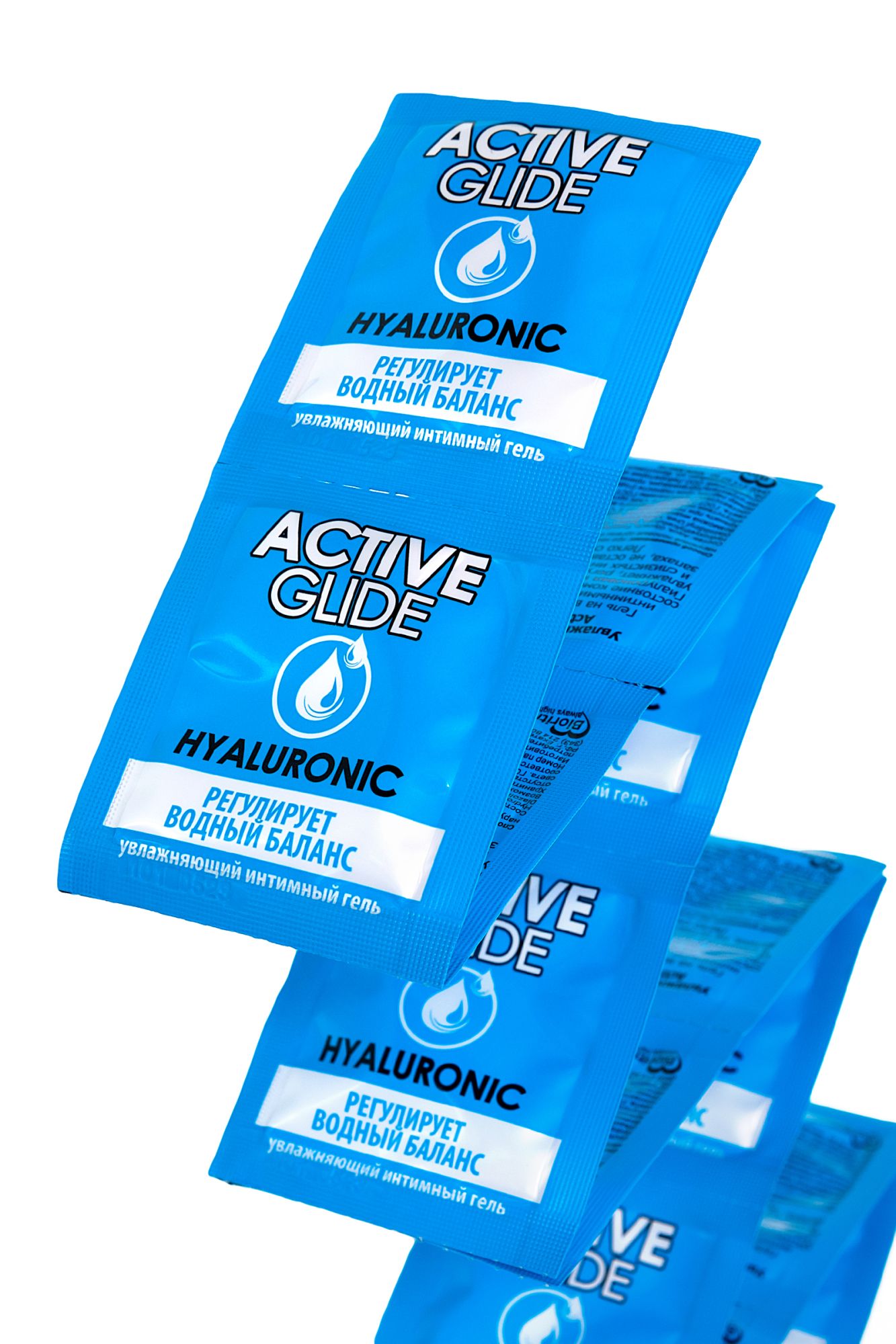 увлажняющий интимный гель active glide hyaluronic, 3 г 20шт в упаковке в России