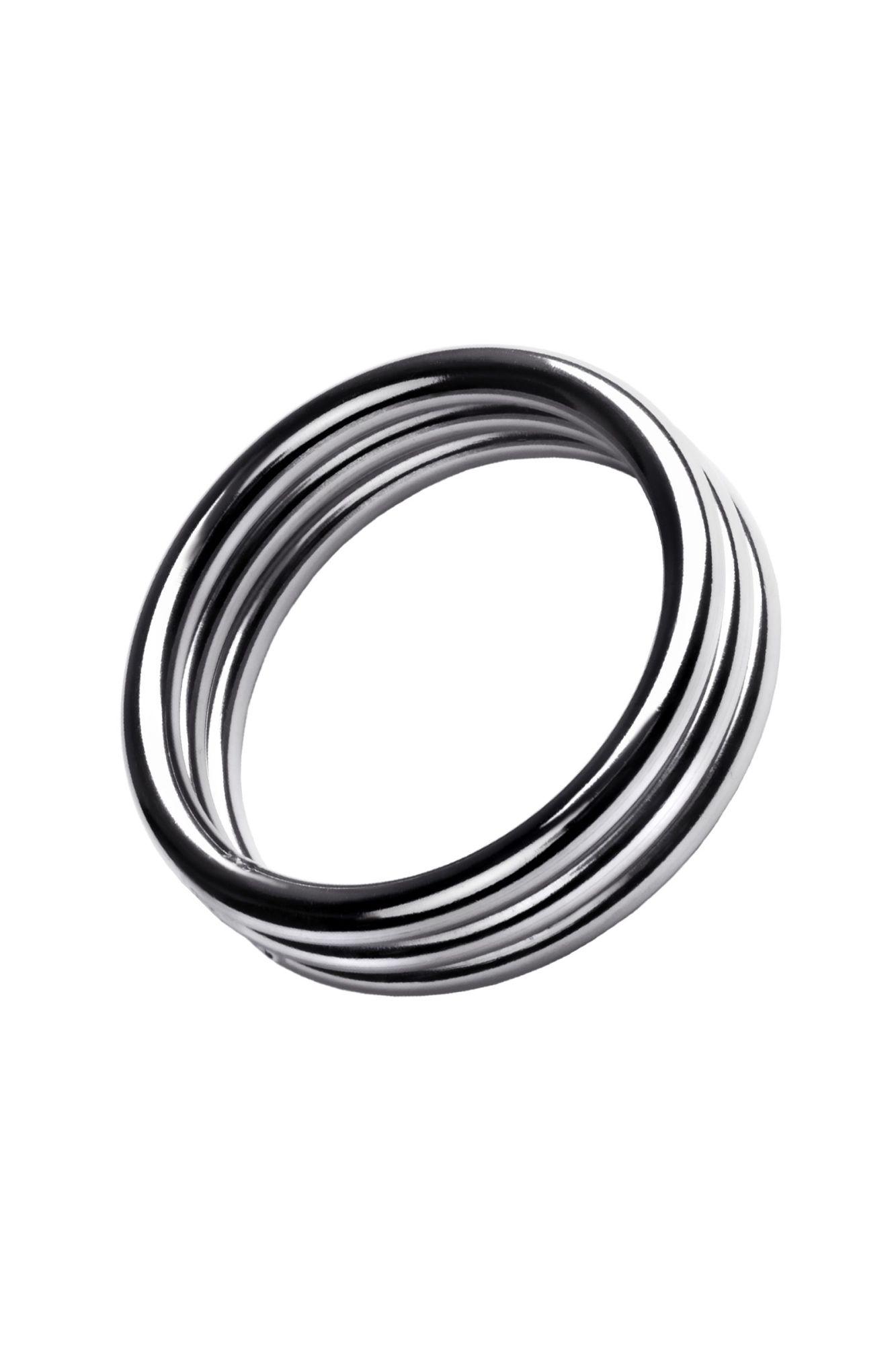 кольцо на пенис toyfa metal, серебряное, ø 4,8 см в России