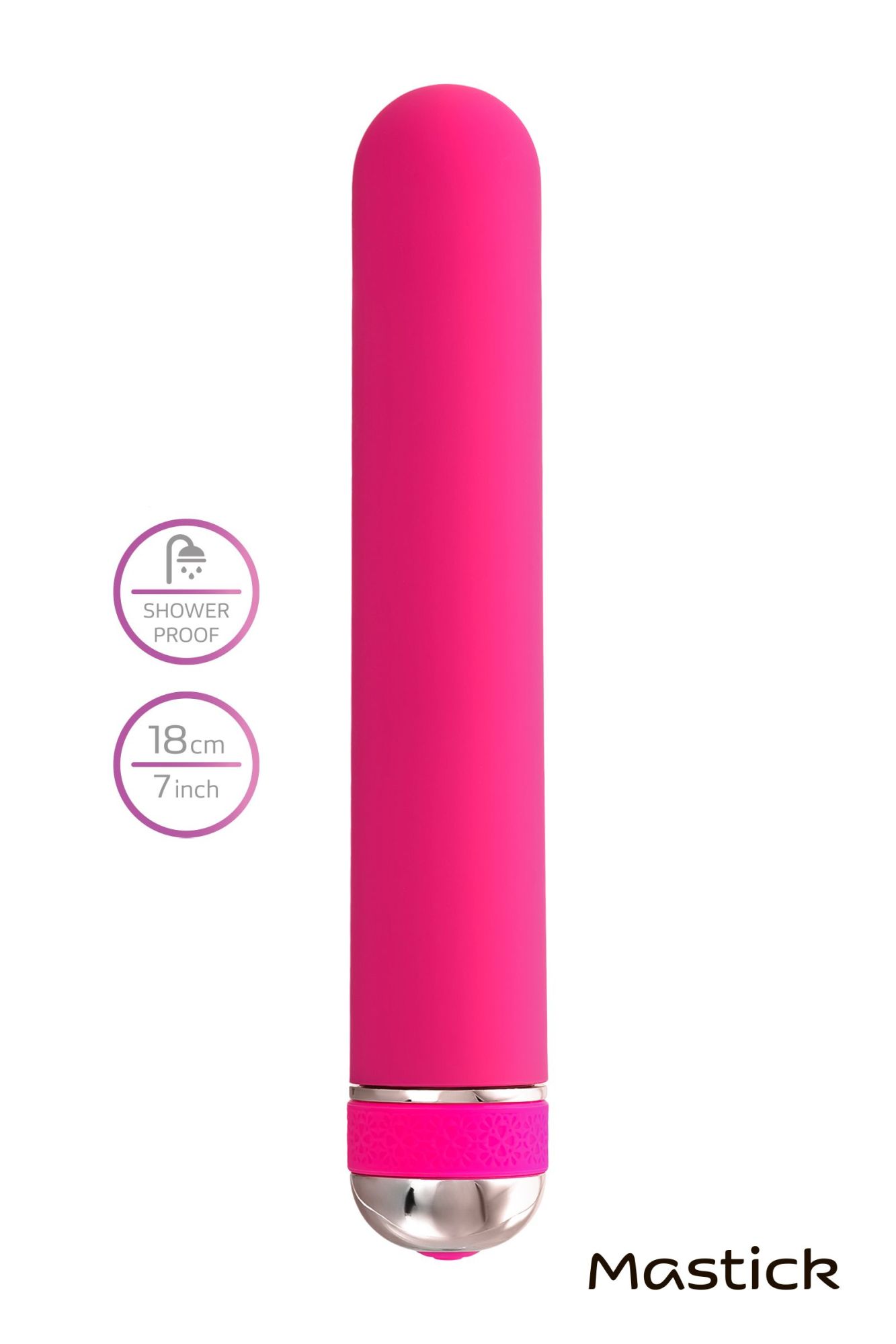 нереалистичный вибратор a-toys by toyfa mastick, abs пластик, розовый, 18 см в России