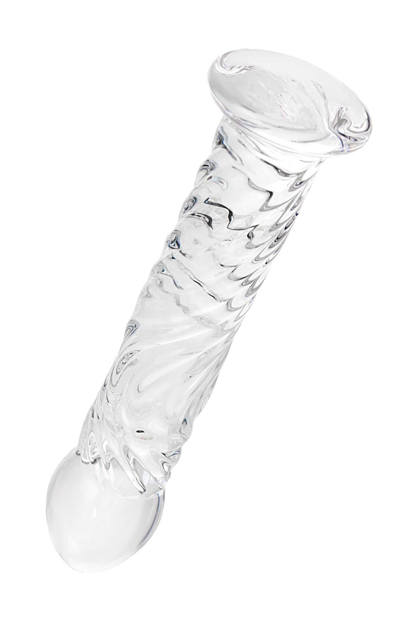нереалистичный фаллоимитатор sexus glass, стекло, прозрачный, 16,5 см в России
