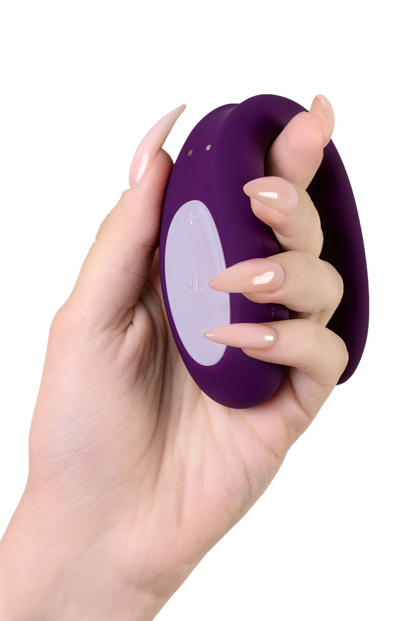 многофункциональный стимулятор для пар satisfyer partner double joy, силикон, фиолетовый, 18 см. в России