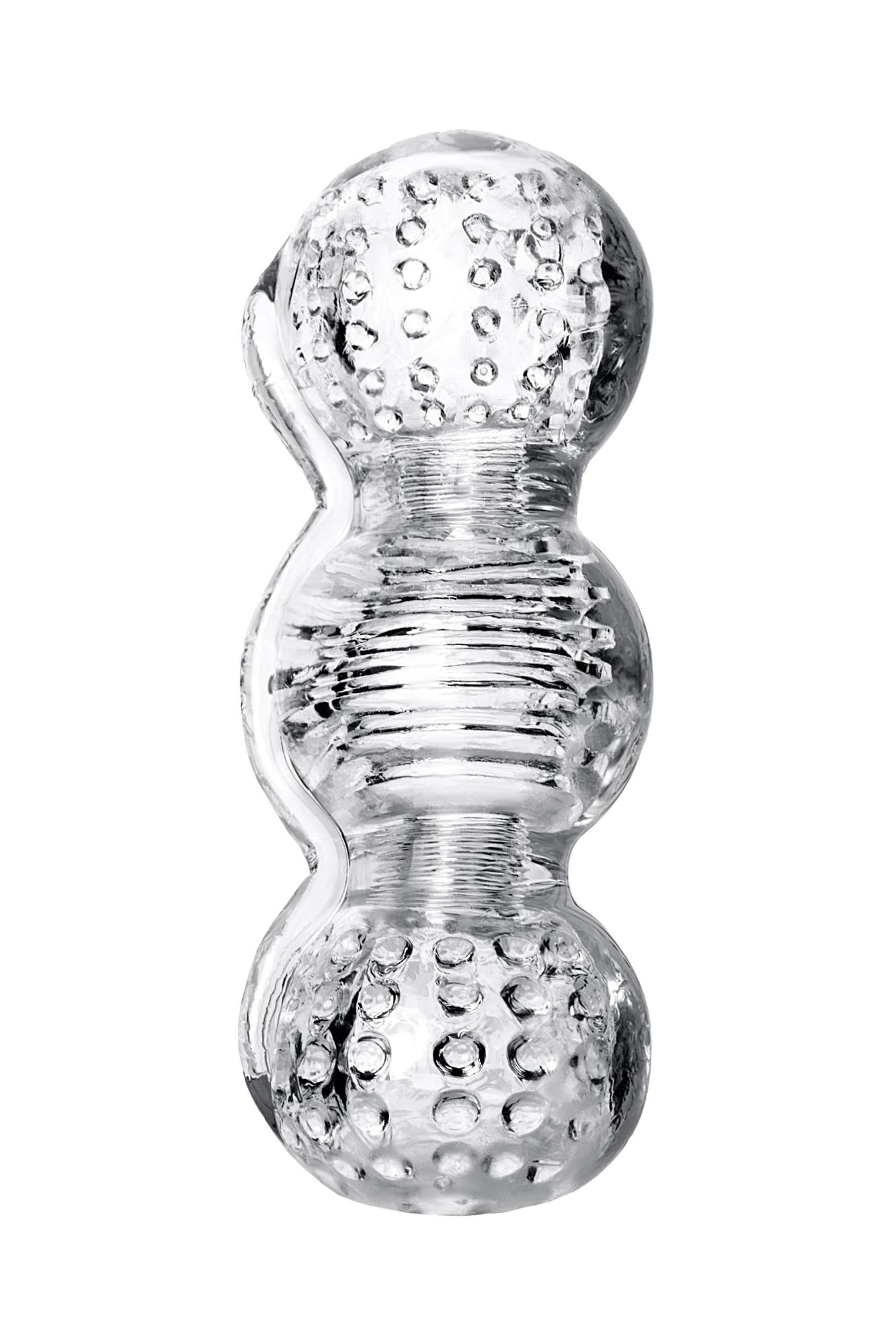 мастурбатор нереалистичный lingam by toyfa rashmi, tpe, прозрачный, 15,5 см в России