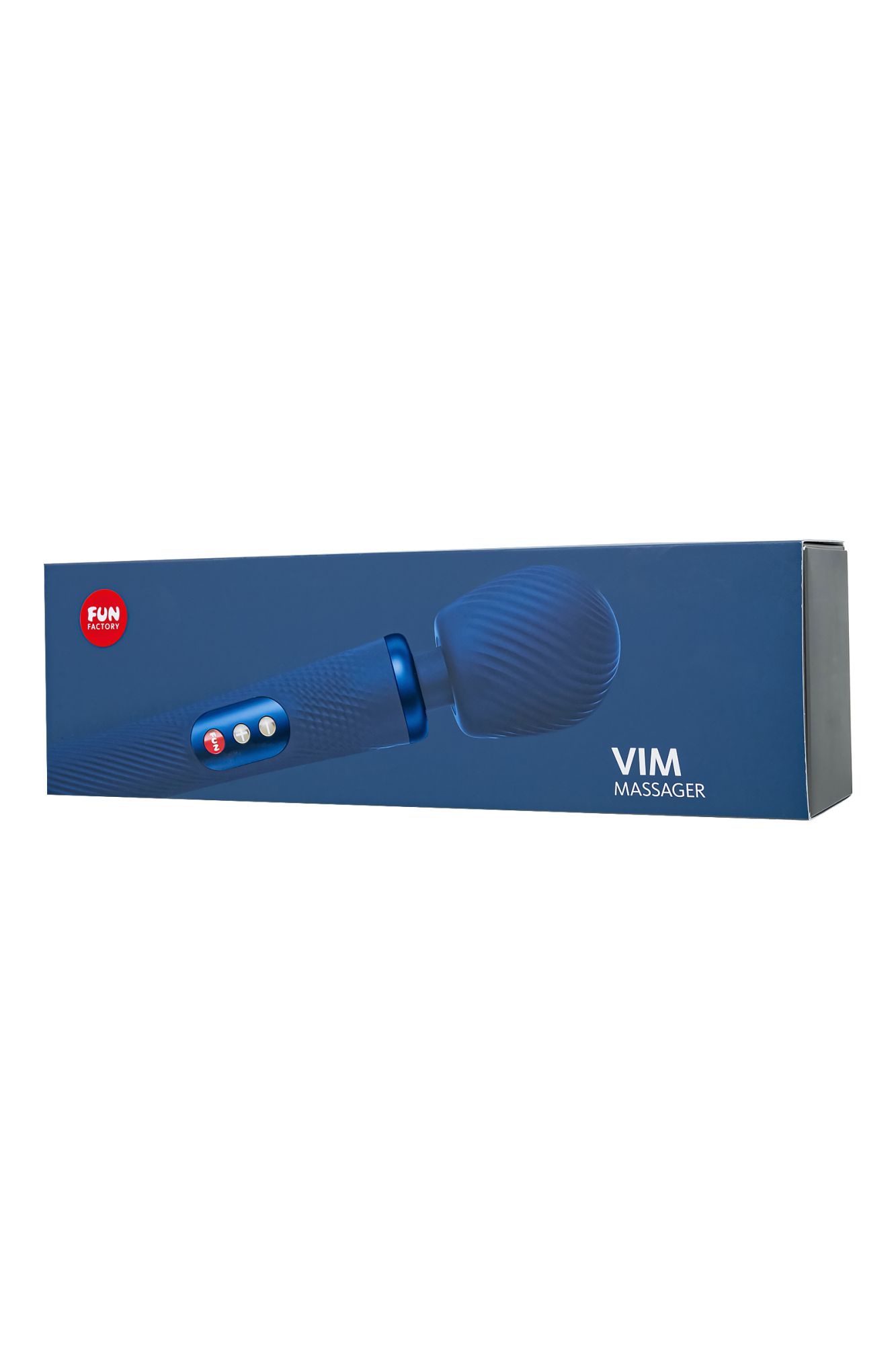 вибромассажер fun factory vim vibrating wand, силикон, синий, 31,3 см в России