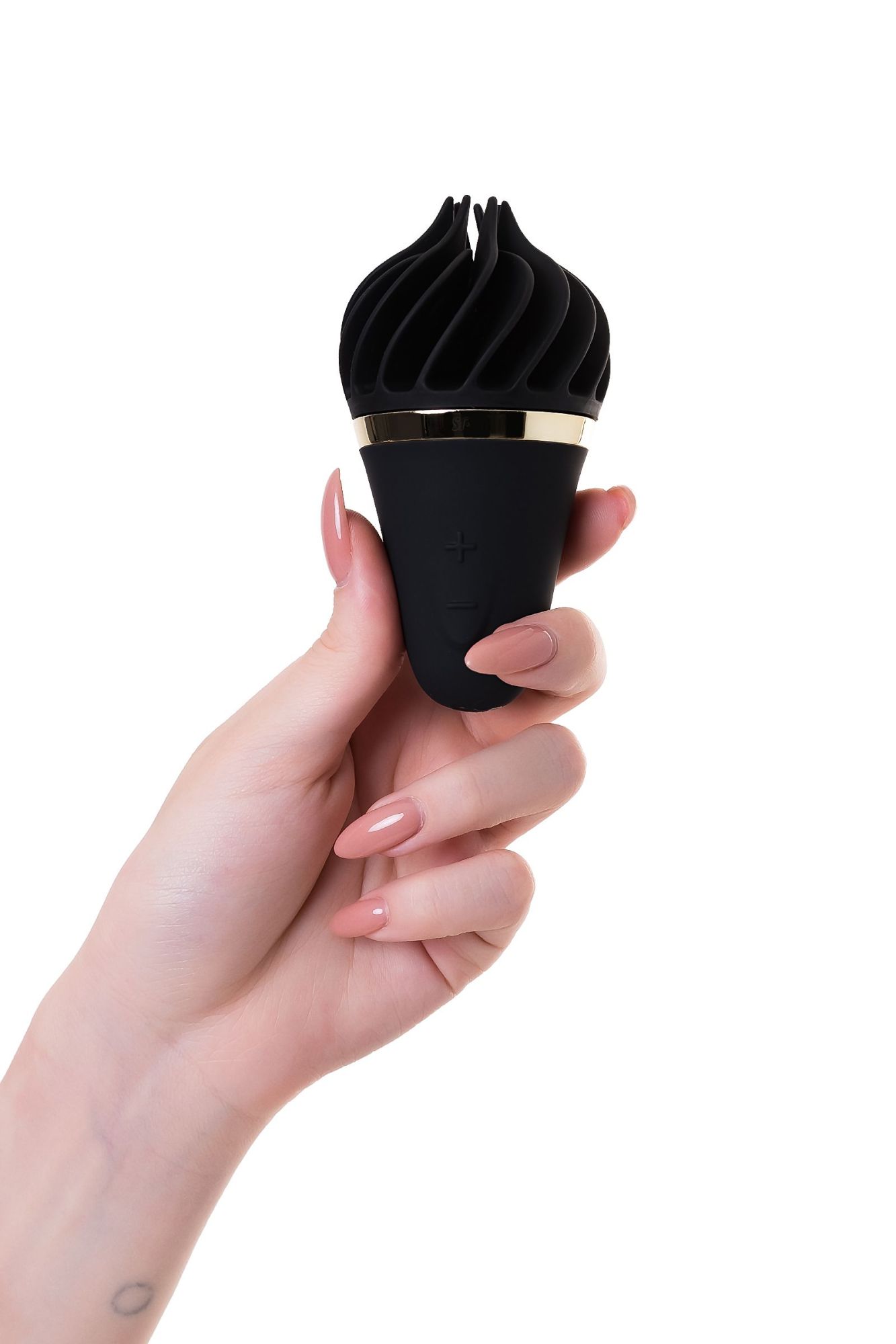 вибромассажер satisfyer layons sweet treat, силикон, черный, 10,4 см. в России